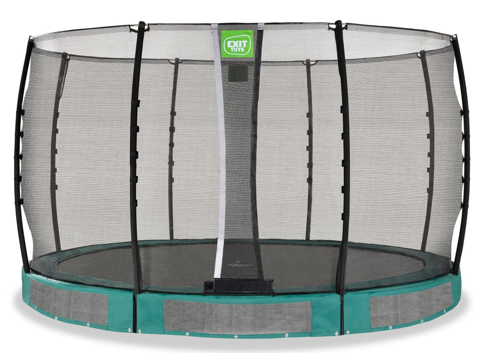 EXIT Allure Classic Inground Trampoline met Veiligheidsnet - 427 cm - Groen