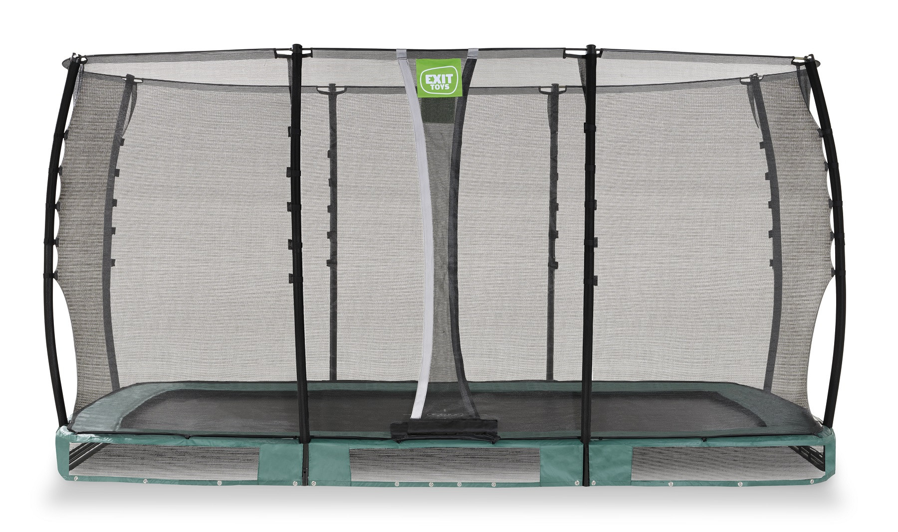 EXIT Allure Classic Inground Trampoline met Veiligheidsnet - 427 x 244 cm - Groen