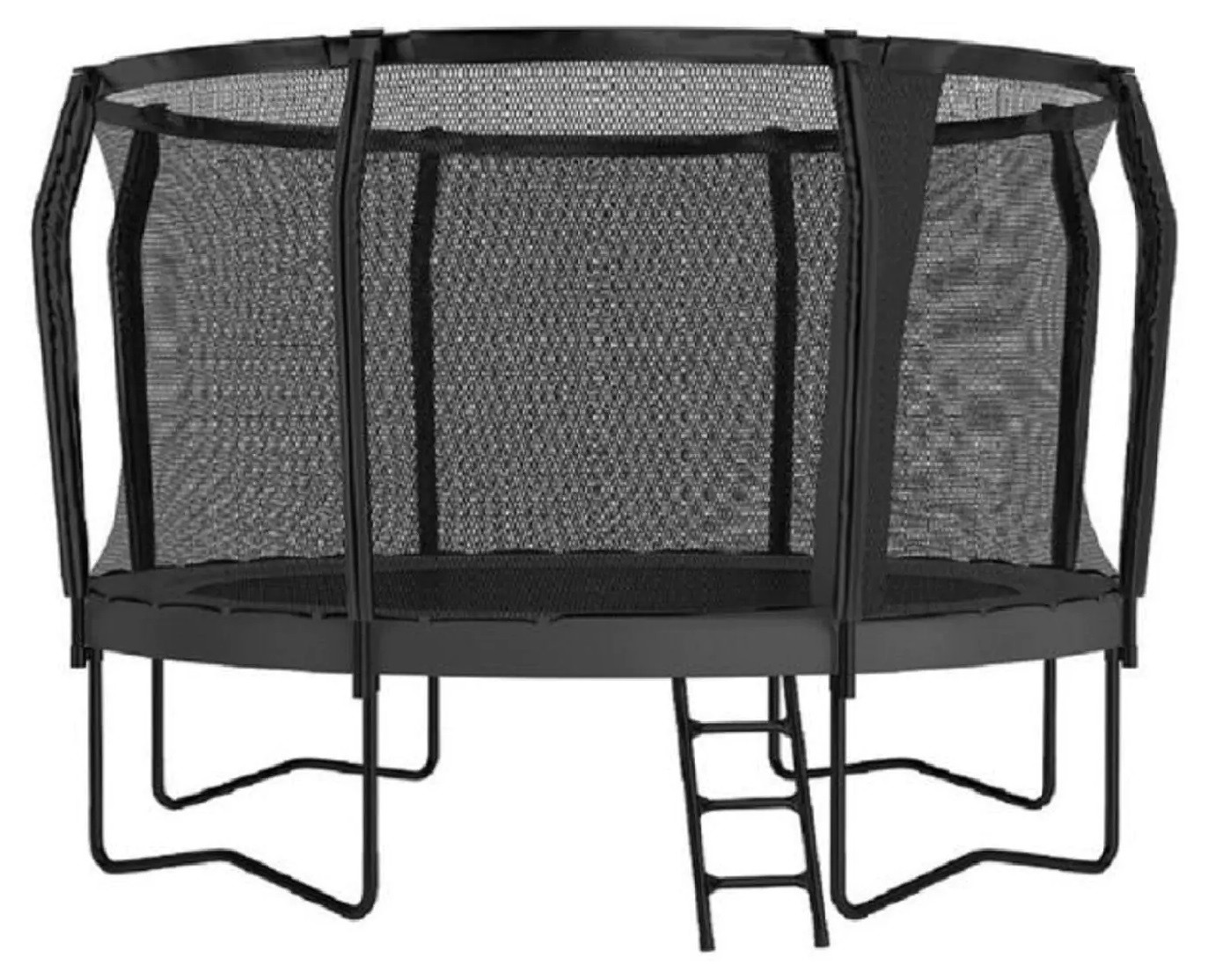 Akrobat Trampoline Orbit Pro Above Ground met Veiligheidsnet  - 365 cm - Antraciet 
