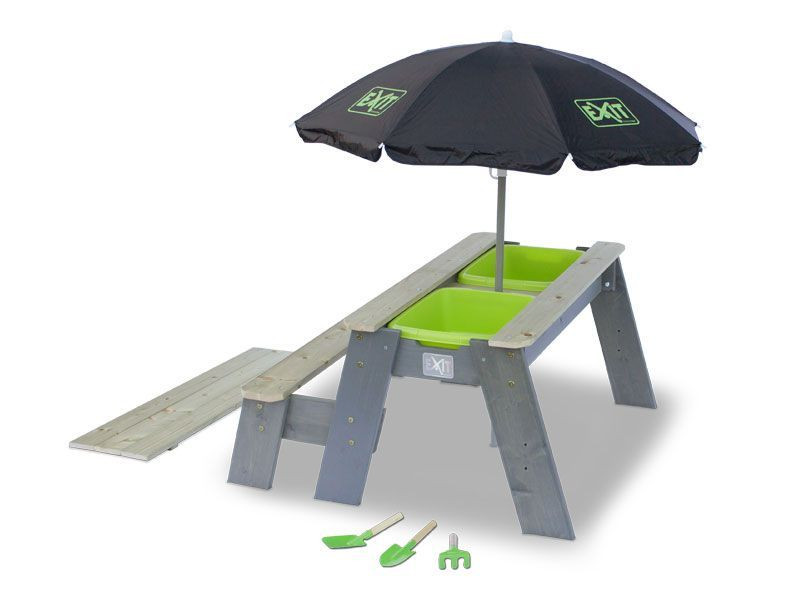 EXIT Aksent Zand-,Water- en Picknicktafel L (1 bankje) Deluxe (FSC 100%)