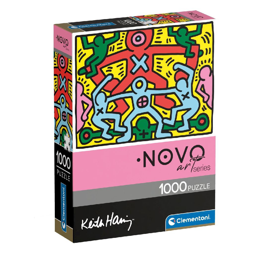 Clementoni Puzzel Novo Art Series Keith Haring - 1000  Stukjes