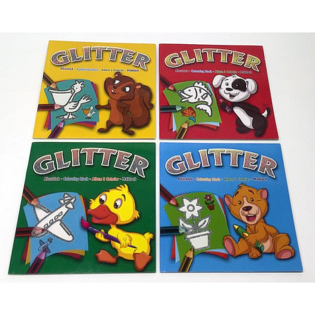 Kleurboek met Glitters