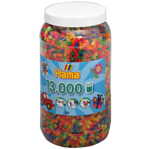 Hama 13000 Kralen - Neon - Strijkkralen
