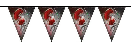 Vlaggenlijn Halloween - Bloody - 10 Meter