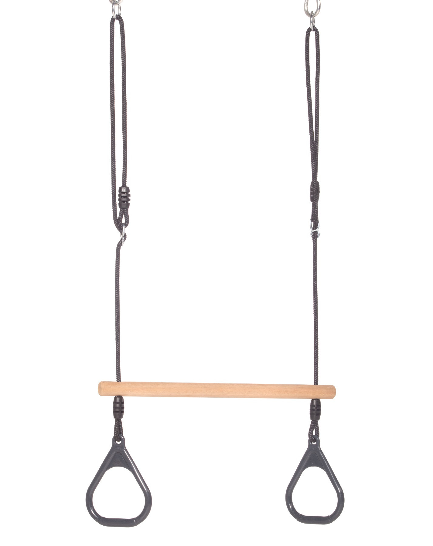 DICE Ringtrapeze met Kunststof Ringen - Antraciet