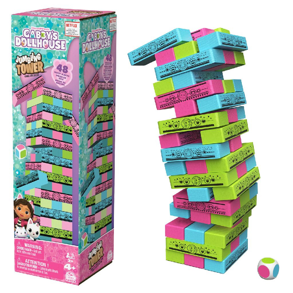 Gabby's Dollhouse Jumbling Tower - Jenga - Spel
