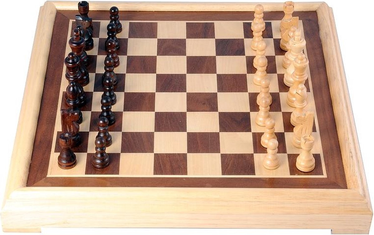 Luxe Schaakset - Hout - 40 cx 40 cm