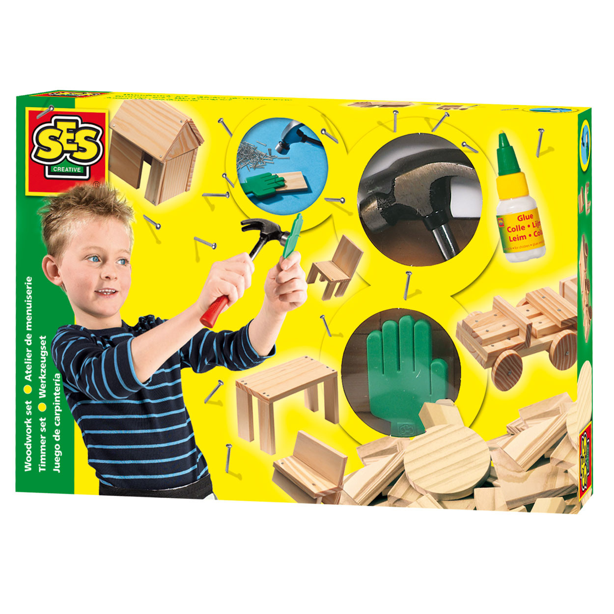 SES 00943 Timmerset met Spijkers