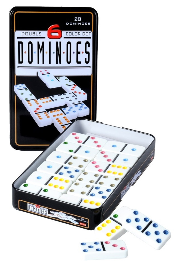 Domino Dubbel 6 in Blik - Spel