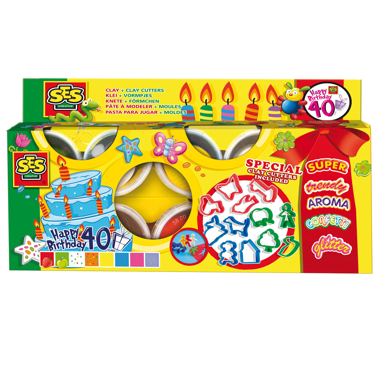 SES 00498 Klei met Vormpjes - Klei Speelset