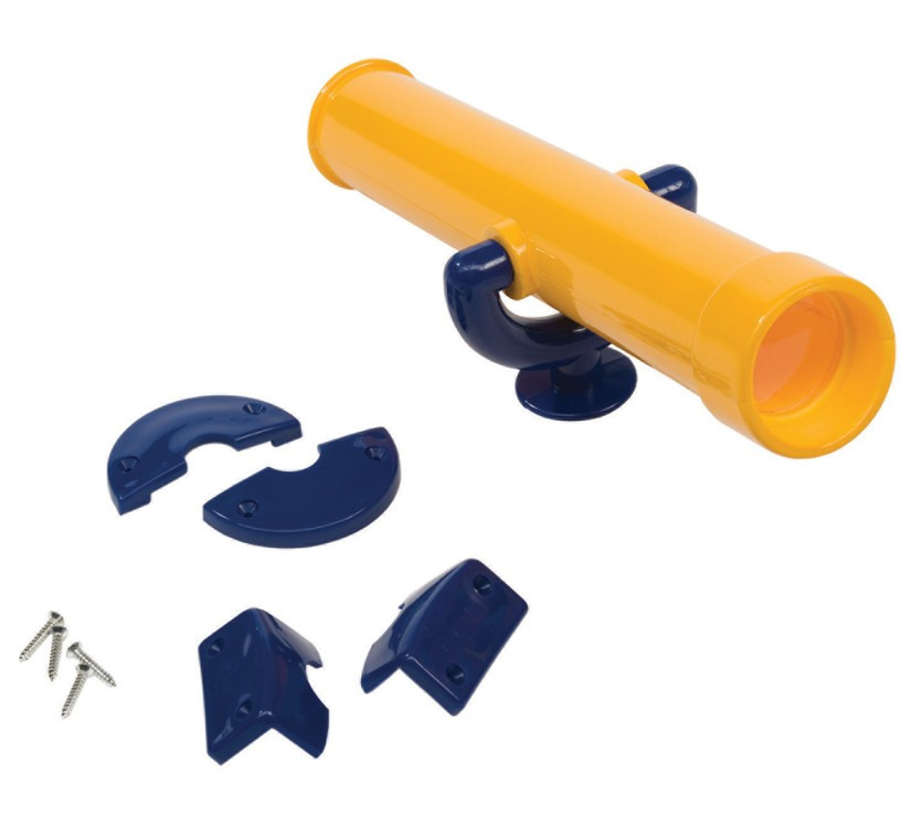 Telescoop - geel/blauw
