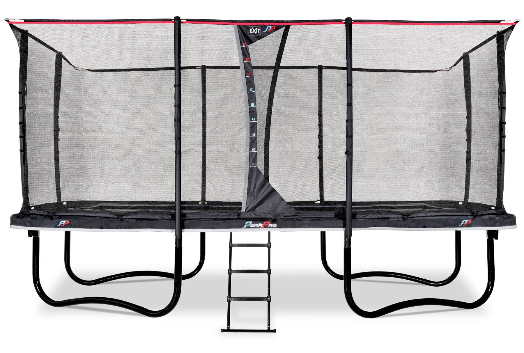EXIT PeakPro Trampoline met Veiligheidsnet -  427 x 244 cm - Zwart
