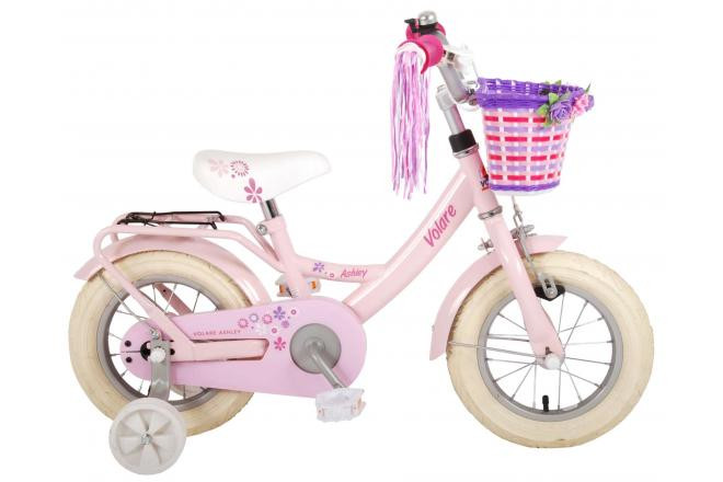 Volare Ashley Kinderfiets - 12 Inch - Roze 