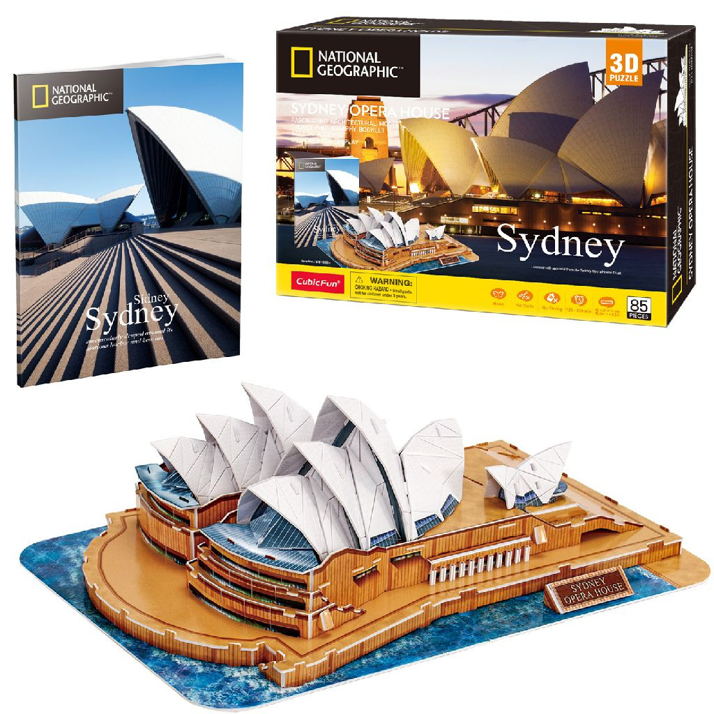 CubicFun Sydney Opera House - 3d Puzzel - National Geographic