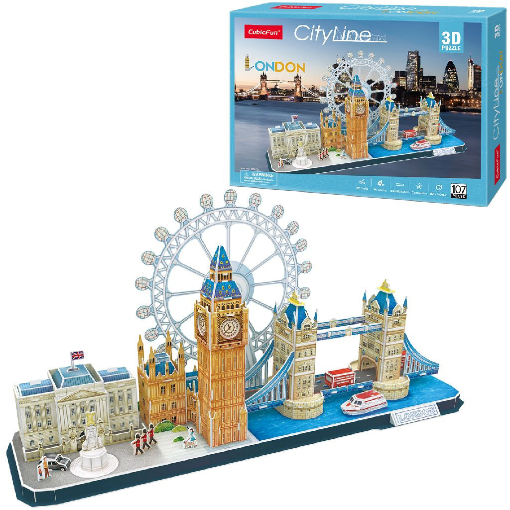 CubicFun City Line Londen - 3d Puzzel - National Geographic