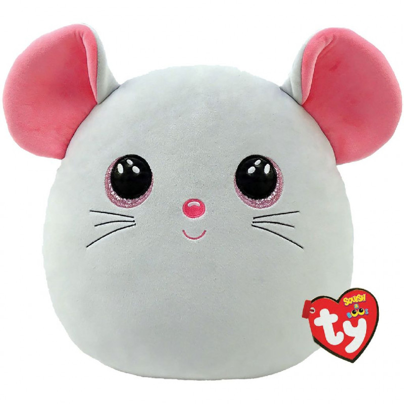 Ty Squish a Boo - Catnip Mouse - Muis - 20 cm - Knuffel