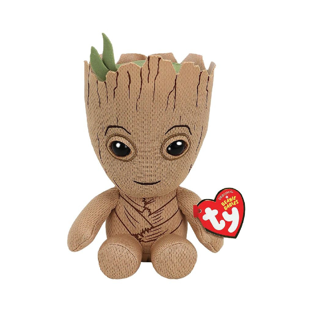 Ty Beanie Babie Marvel - Groot - Knuffel - 15 cm