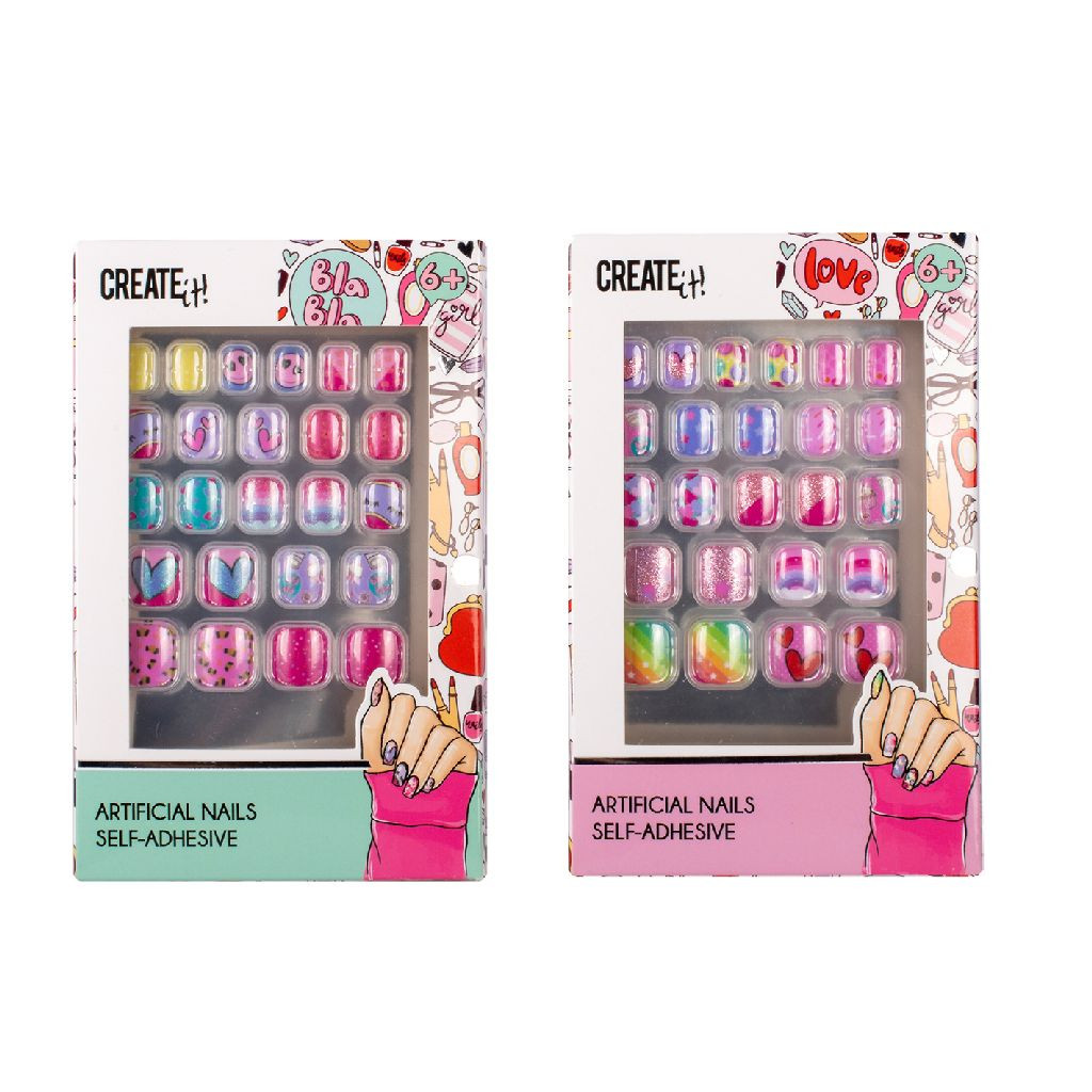 Create It! Kunstnagels Zelfklevend - Prijs per Stuk