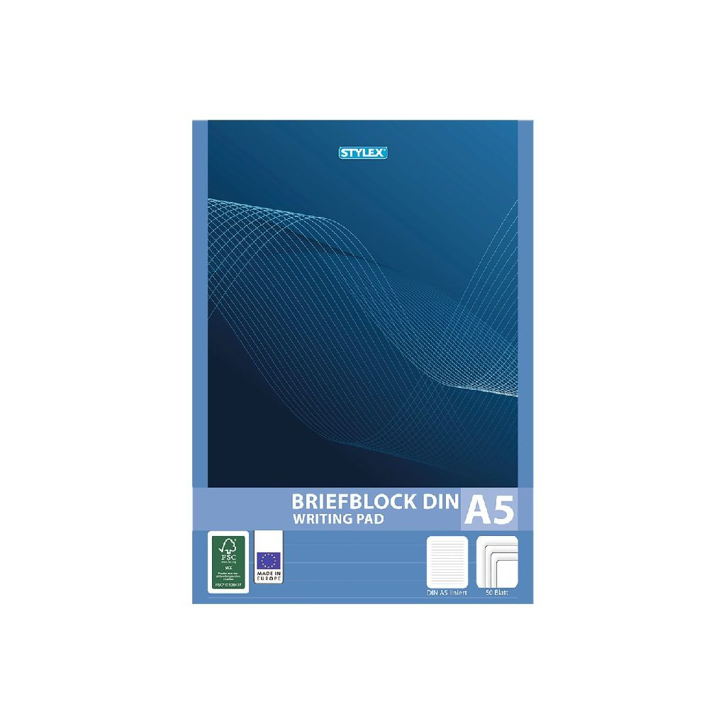 Schrijfblok A5 - Gelinieerd - 50 Vellen