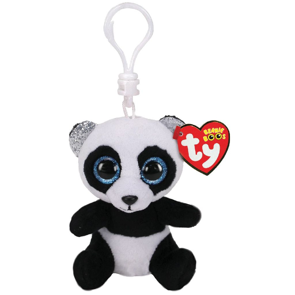 Ty Beanie Boo Clip - Bamboo Panda Sleutelhanger
