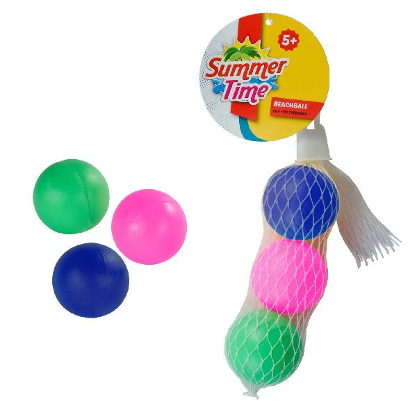 Summertime Beachball Ballen - 3 Stuk in Net