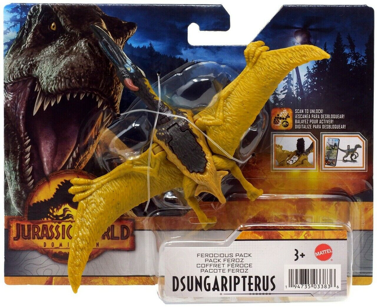 Jurassic World Ferocious Dino's - Dsungaripterus 