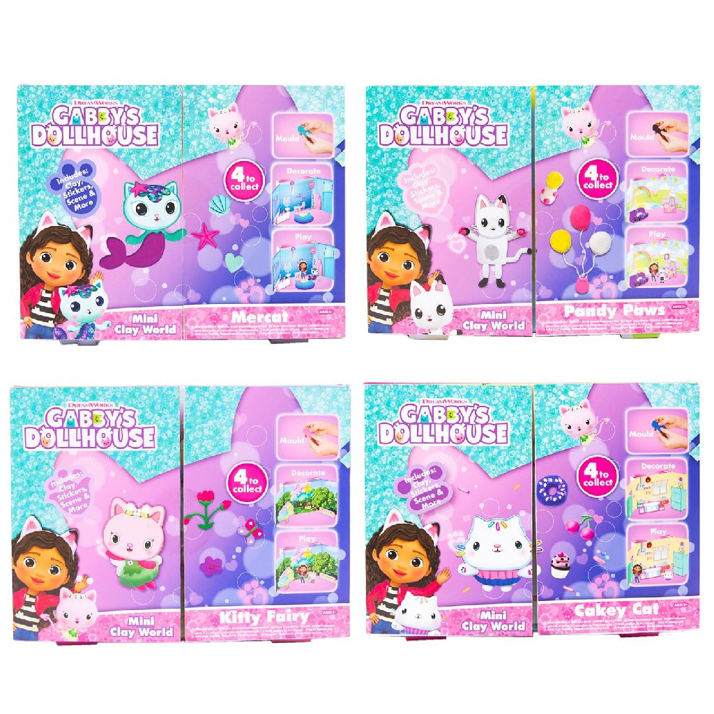 Gabby's Dollhouse Mini Clay World - Prijs per Stuk - Klei Speelset