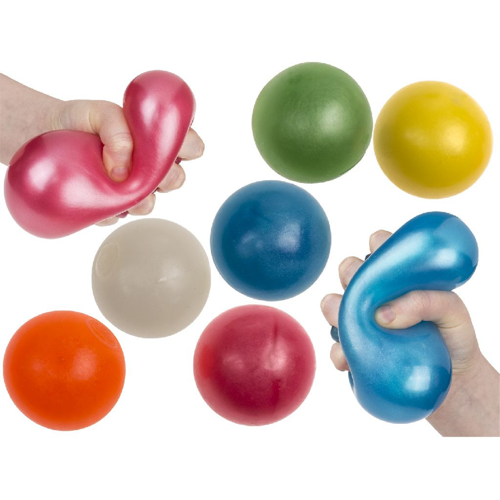 Anti Stress Ball XL - Metallic - Prijs per Stuk