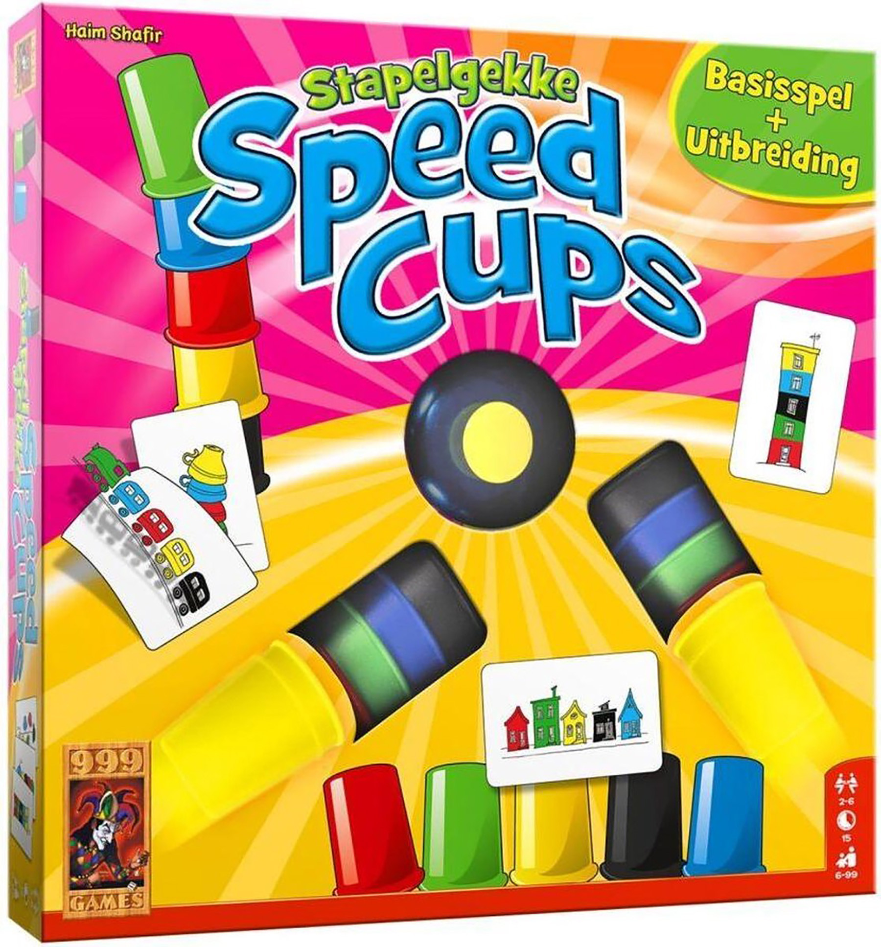 Stapelgekke Speed Cups - 6 Spelers - Actiespel