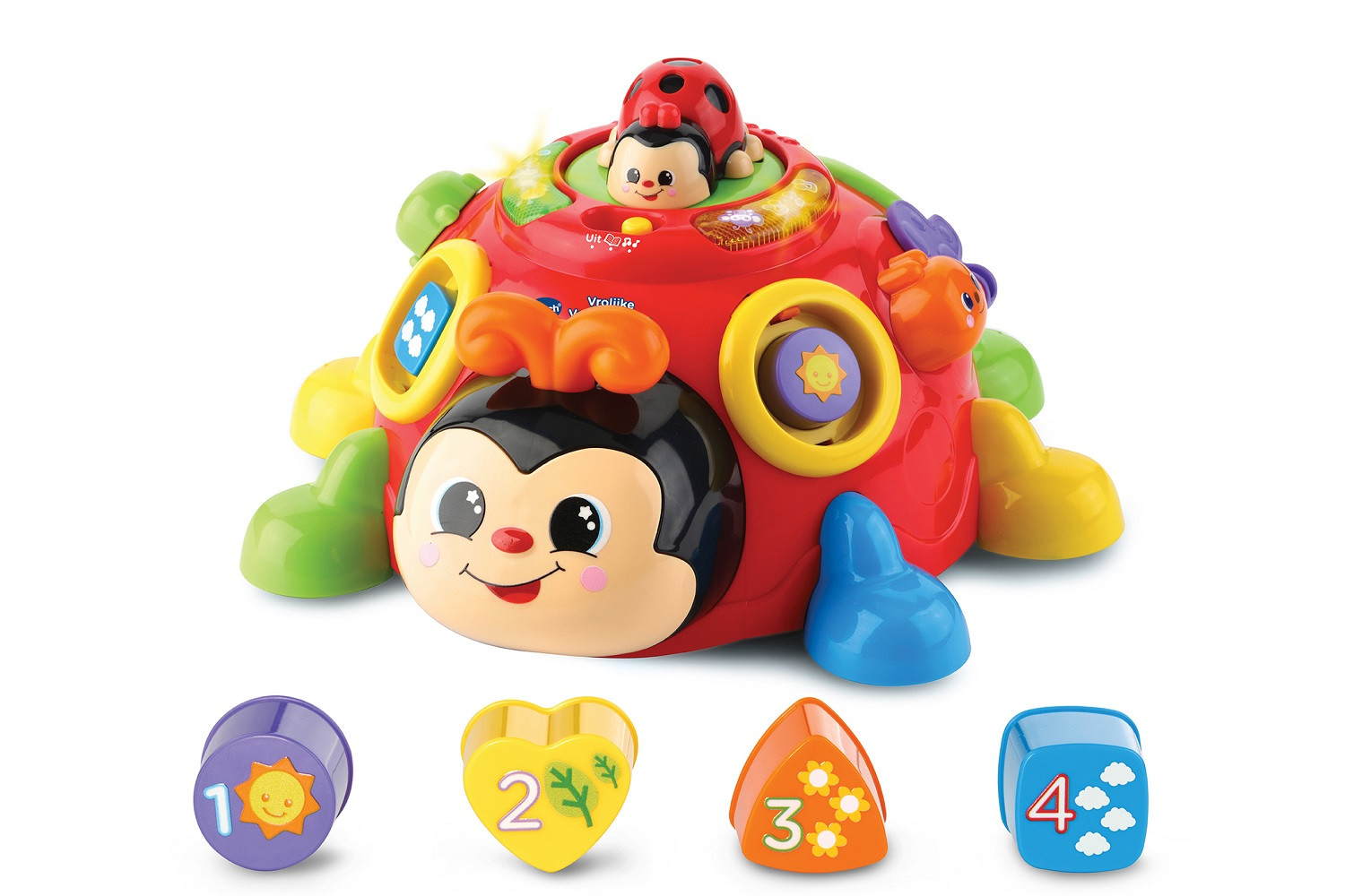 VTech Baby - Vrolijke Vormenkever - Interactief Speelfiguur
