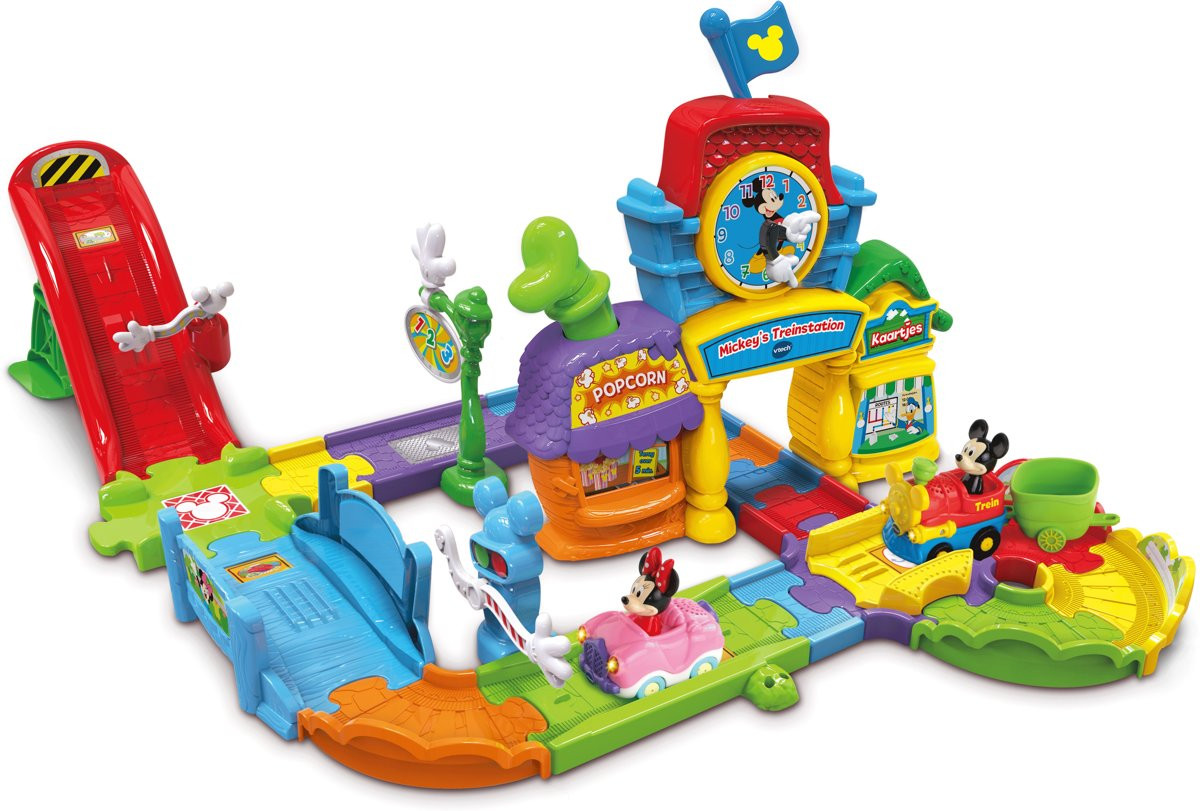 VTech Toet Toet Auto's - Disney Edition - Mickey's Treinstation - Speelset