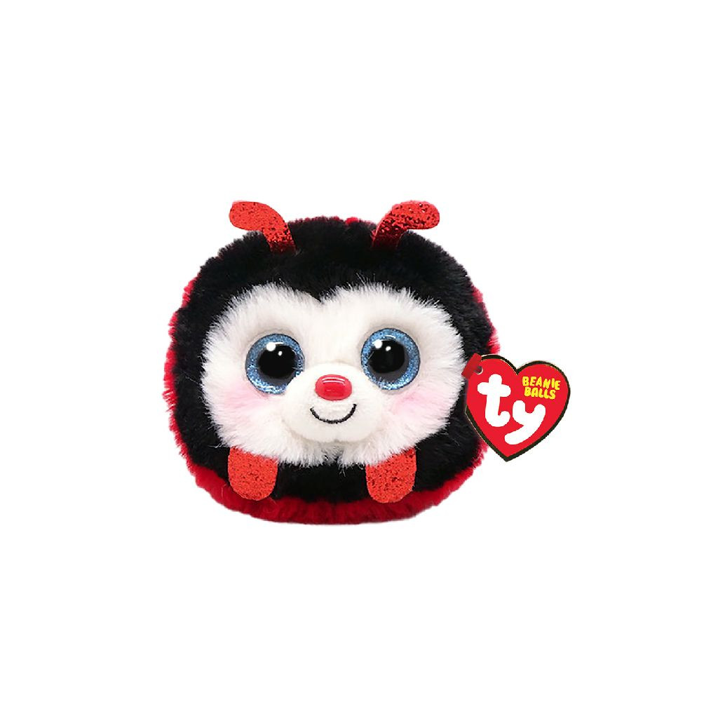 Ty Teeny Puffies Izzy Ladybug - Knuffel - 10 cm