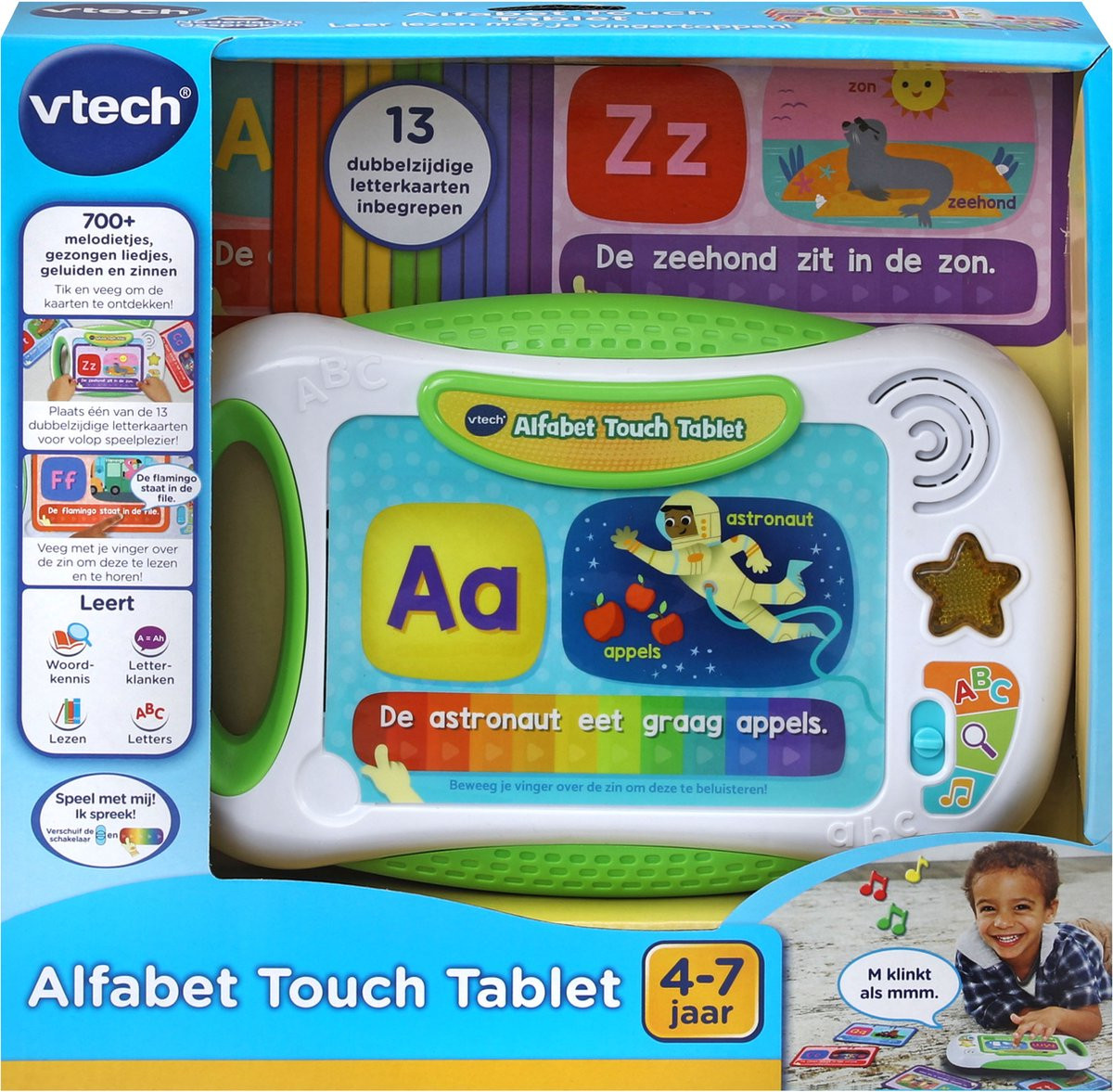 VTech Alfabet Touch Tablet Leercomputer