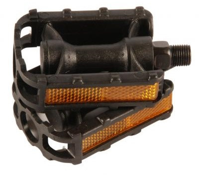 Volare Fietspedalen - 2 stuks - Voor 12 inch Kinderfietsen - Zwart - Trappers