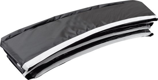 Valetti Trampoline Beschermrand - 183 cm - Zwart - (extra veilig met witte bies)