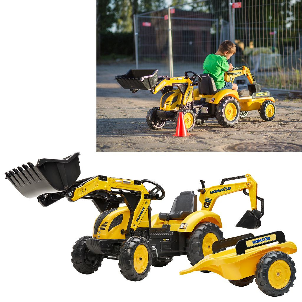 Falk Komatsu Traptractor - Geel