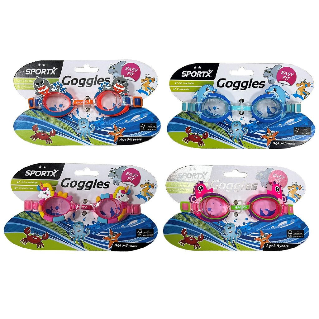 SportX Kids Chloorbril - Animals - Prijs per Stuk