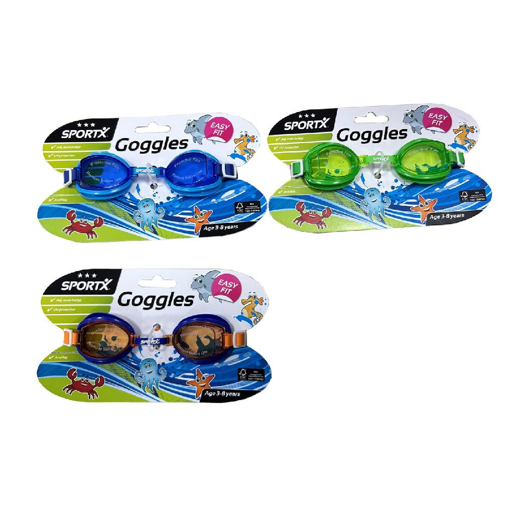 SportX Kids Chloorbril - 3 Sterren - Prijs per Stuk