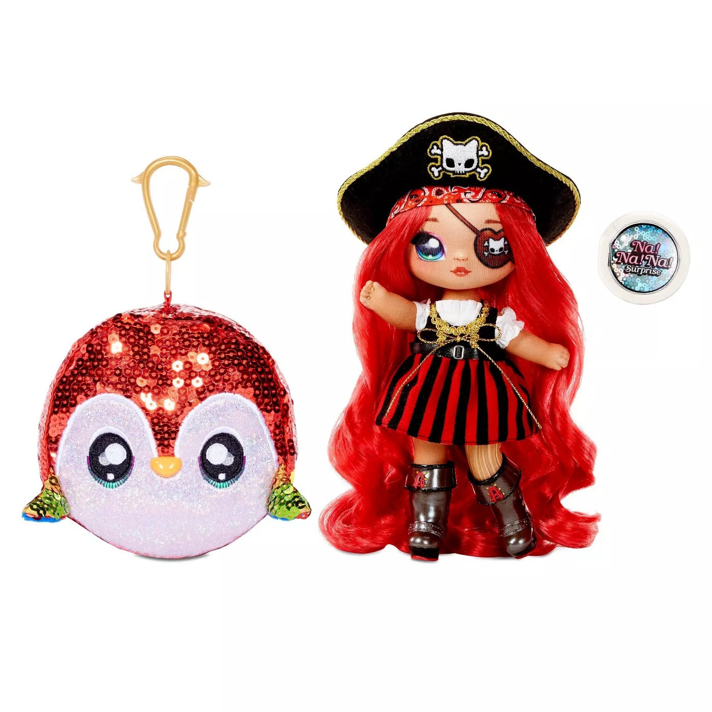 Na! Na! Na! Surprise - 2-in-1 Pom Sparkle Doll - Becky Buckaneer - Modepop