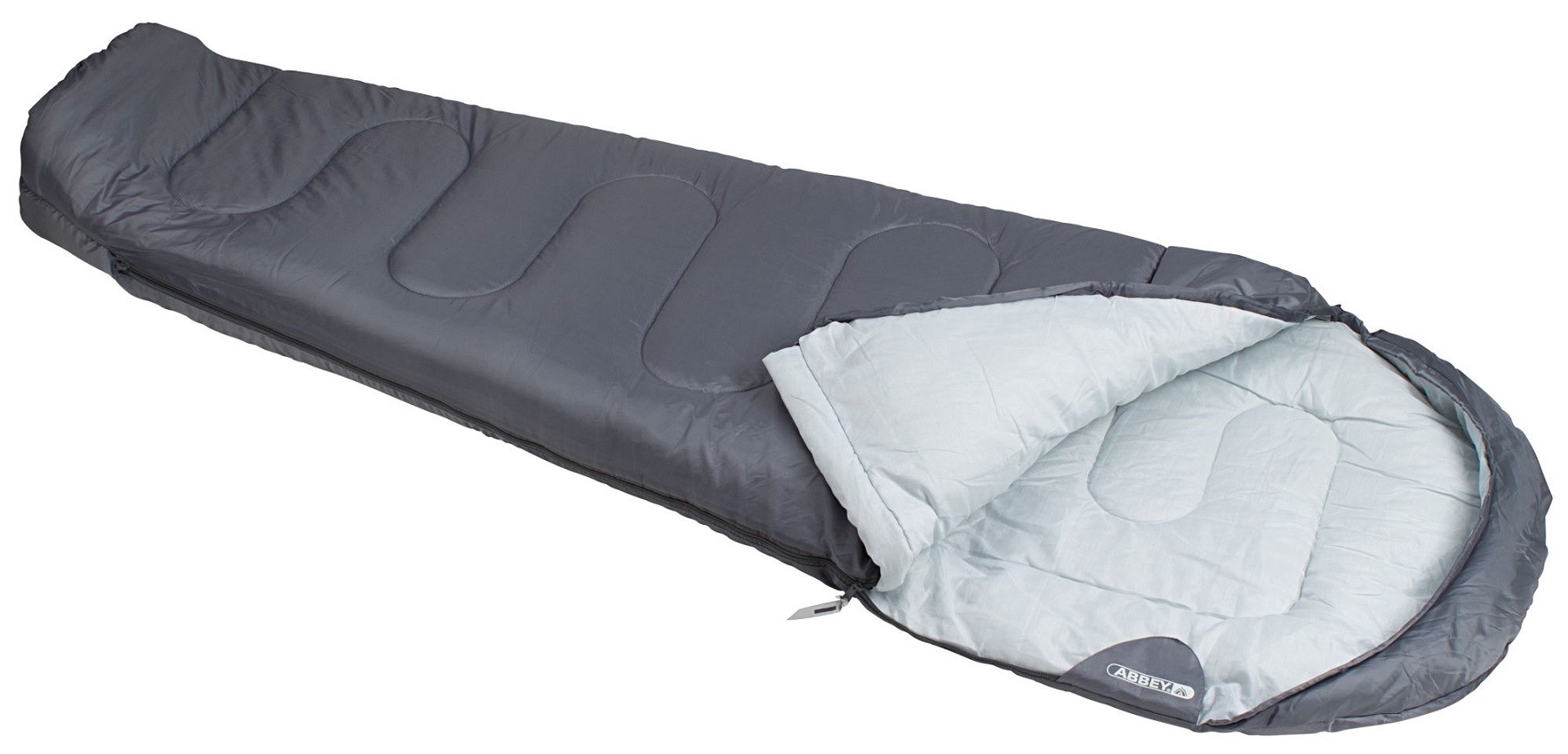 Abbey Camp Slaapzak Mummie - Lichtgrijs