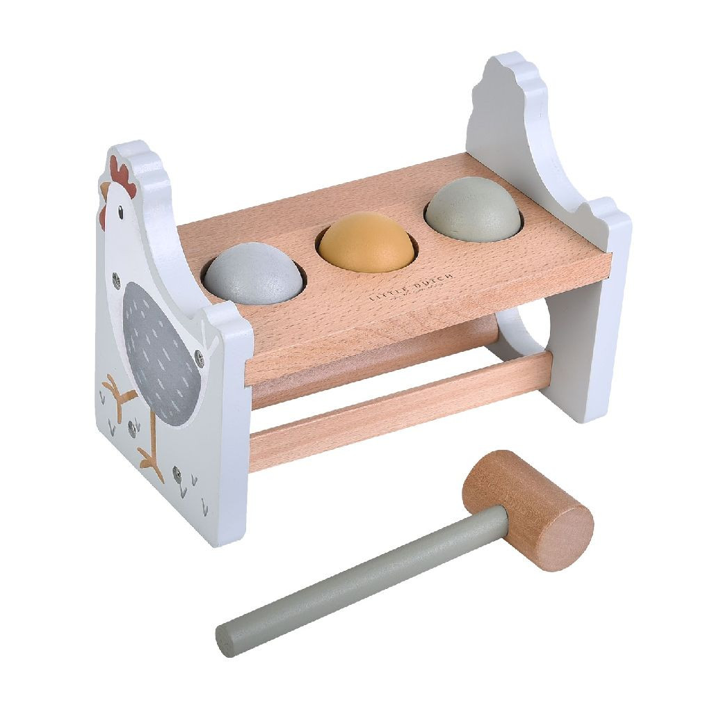 Little Dutch Little Farm Hamerbankje - Fsc Hout