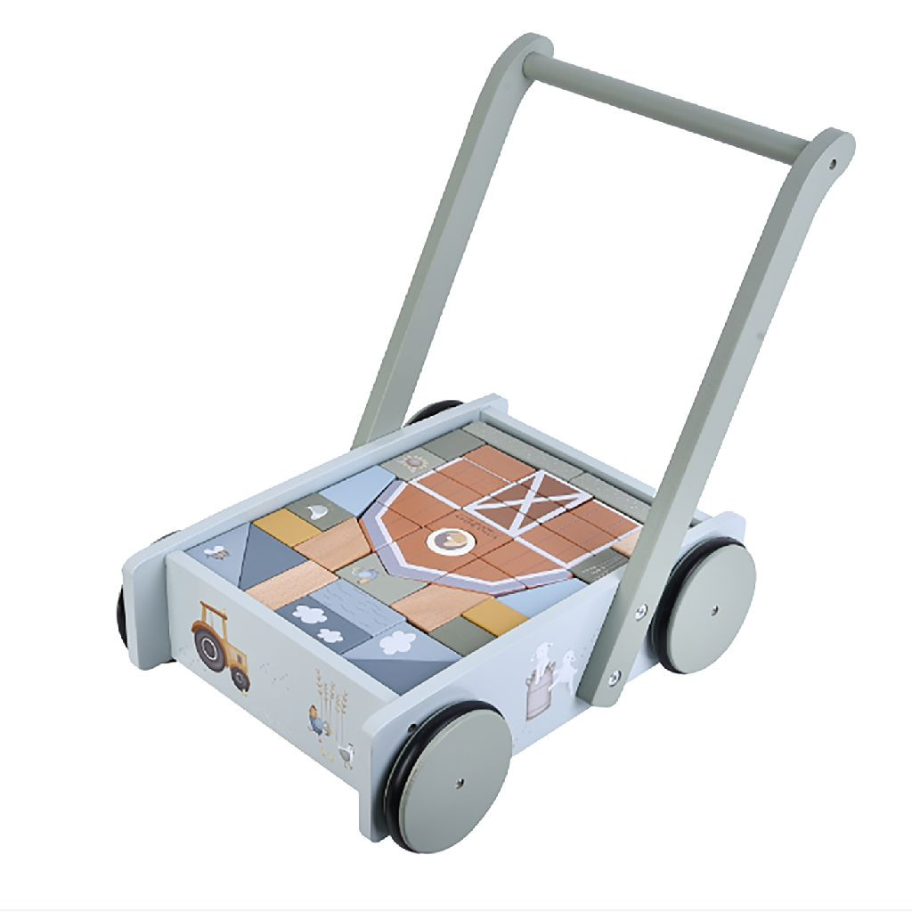 Little Dutch Blokkenkar - Little Farm - FSC Hout