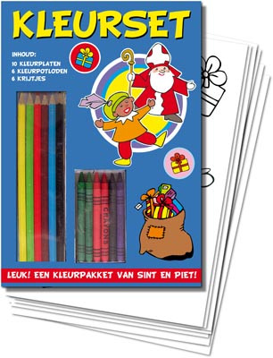 Kleurset Sint en Piet