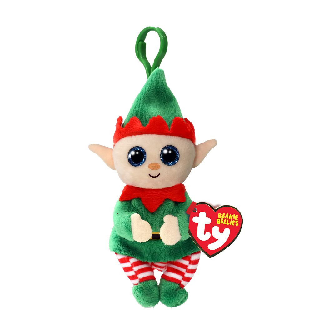 Ty Beanie Boo's Clip Christmas Elfonzo - 7 cm