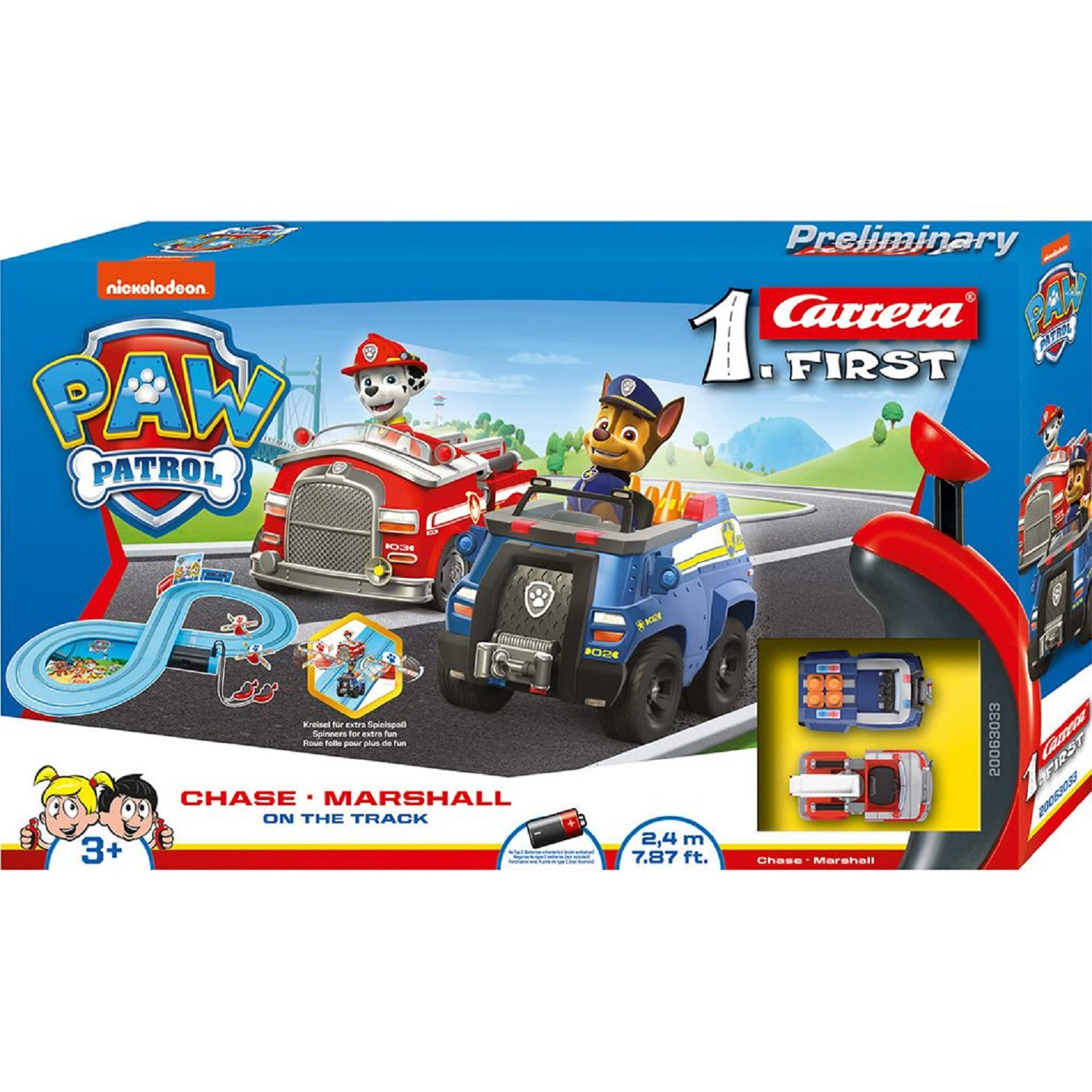 Carrera First Racebaan Paw Patrol - Racebaan