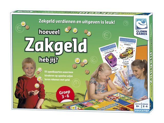 Hoeveel Zakgeld Heb Jij? -  Bordspel