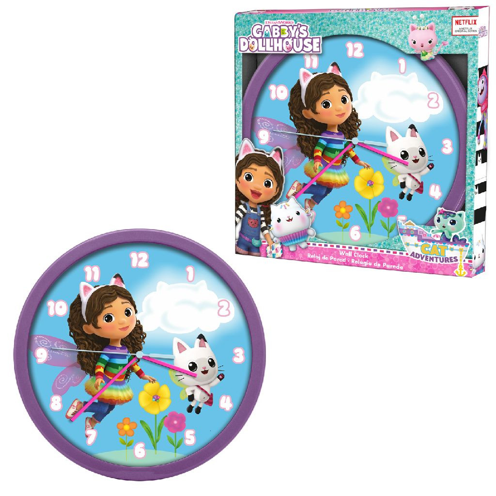 Gabby Dollhouse Wandklok 25 cm