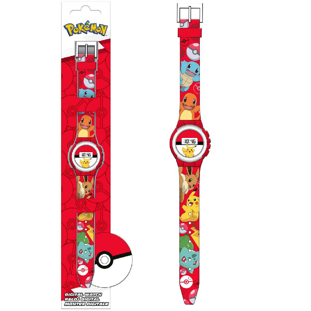 Pokemon Horloge - Digitaal