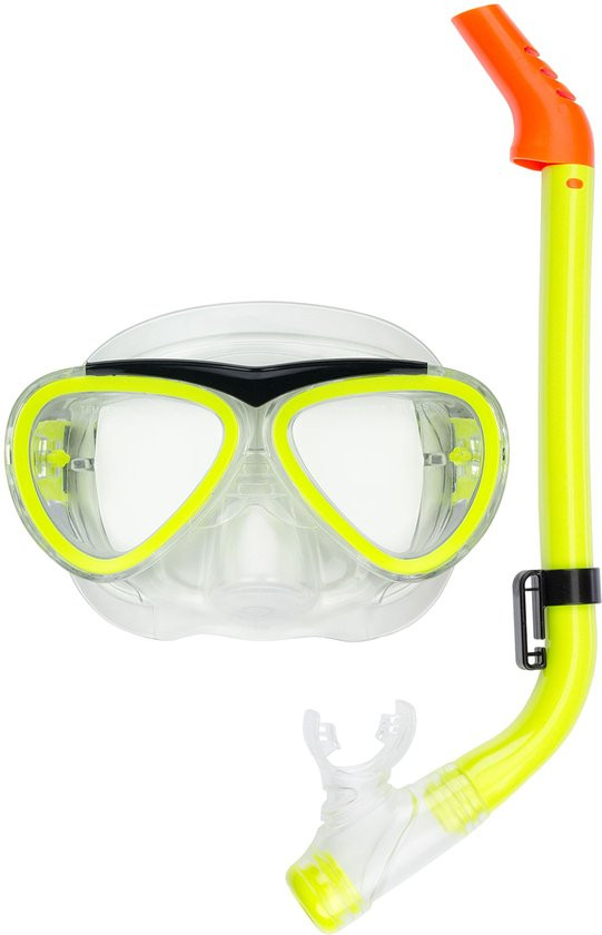 Waimea Duikmasker met Snorkel - Junior - Fluorgeel