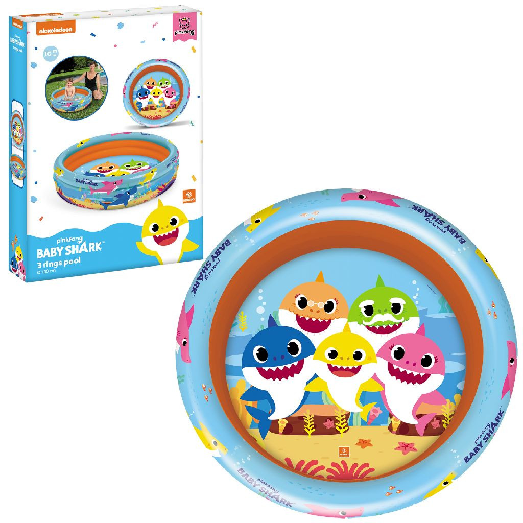 Baby Shark Zwembad - Opblaaszwembad - 100 cm